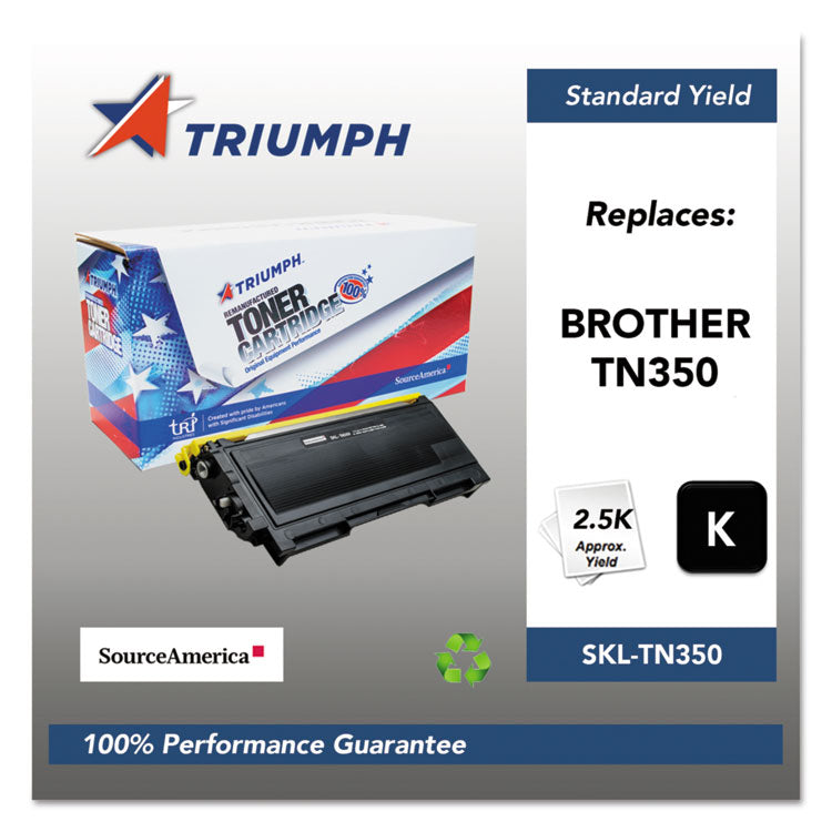 751000nsh0346 Remanufactured Tn350 Toner, 2,500 Page-Yield, Black