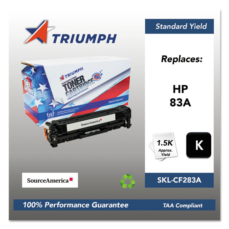 751000nsh1394 Remanufactured Cf283a (83a) Toner, 1,500 Page-Yield, Black