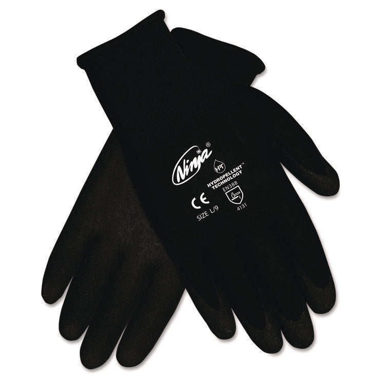 Ninja HPT Gloves, EN388: 4131, Large (Size 9), Black, 12 Pairs