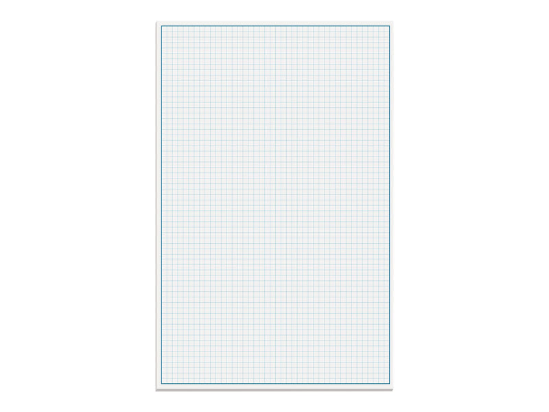 Better Office Graph Pad, 11" x 17", Quad-Ruled, White, 50 Sheets/Pad (25603)