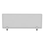 Alera® Polycarbonate Privacy Panel, 47w x 18h, Silver (ALEPP4718)