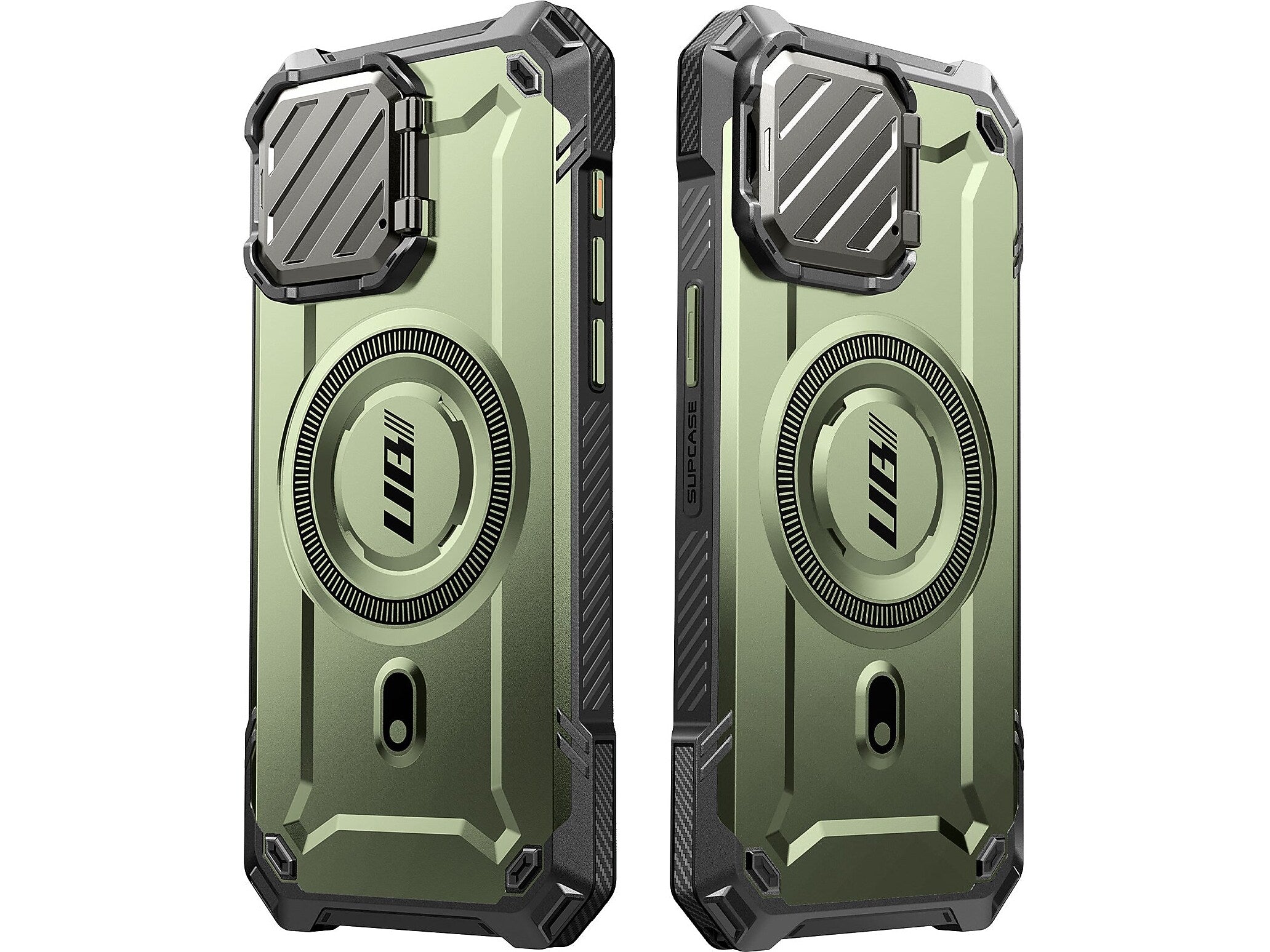 SUPCASE Unicorn Beetle MAG XT MagSafe Rugged Case for iPhone 15 Pro Max, Shock-Absorbing, Dark Green (SPH23MX67MGXTGN)