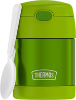 Thermos FUNtainer Kids Stainless Steel Insulated Food Jar, Lime, 10 oz. (EAF3100LM6)