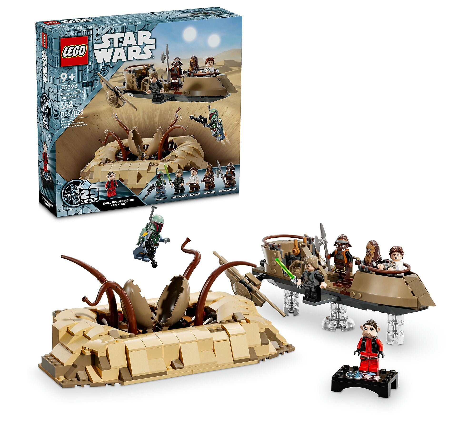 LEGO Star Wars Desert Skiff & Sarlacc Pit, 558 Pieces (75396)