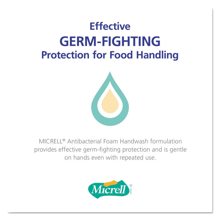 Antibacterial Foam Handwash, Touch-Free Refill, Floral Scent, 1,200 mL, 2/Carton
