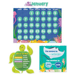 Creative Teaching Press Sea Friends Calendar Set Bulletin Board Set, 67/Set (CTP10992)