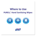 Sanitizing Hand Wipes, Individually Wrapped, 5 x 7, Unscented, White, 4,000 Wipes/Carton