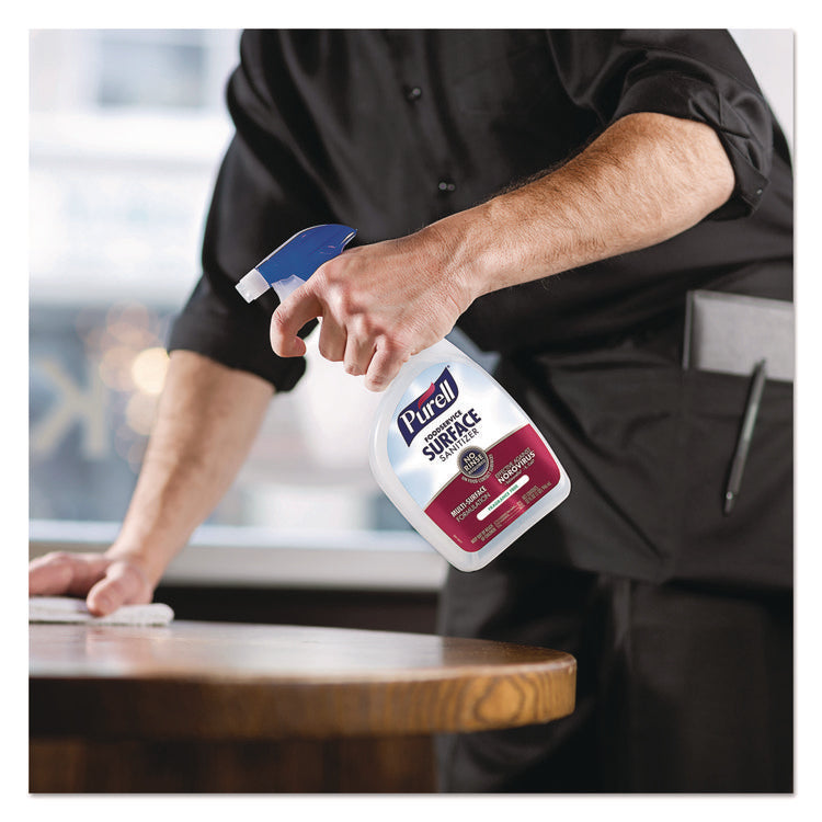 Foodservice Surface Sanitizer, Fragrance-Free, 1 gal Bottle, 4/Carton