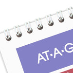 2025-2026 AT-A-GLANCE 15.5" x 22.75" Academic Monthly Wall Calendar, Purple/Red (AY3-28-26)