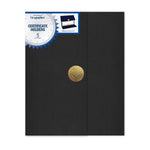 Royal Consumer Tri-Fold Certificate Holders, Black, 5/Pack (GEO47838)