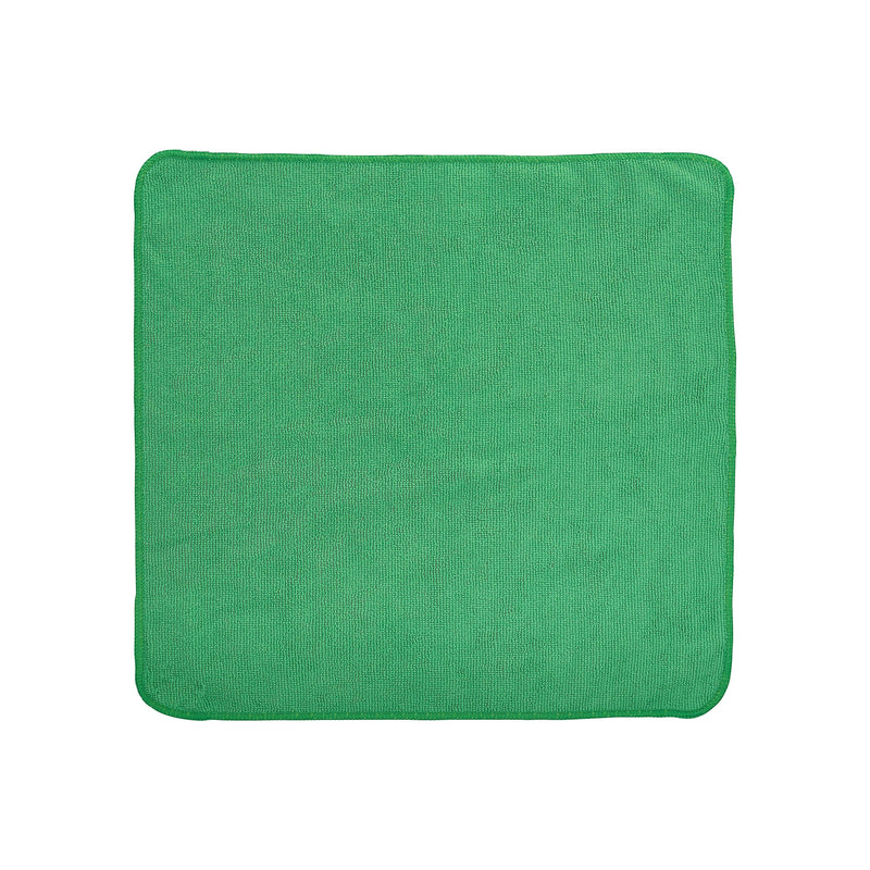 HYGEN r-40 Recycled Microfiber Cleaning Cloths, 12" x 12", Green, 24/Pack (1820578)