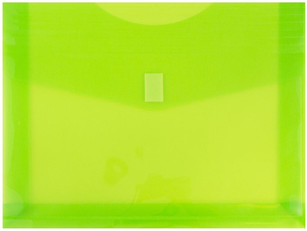 JAM Paper Premium Plastic Document File, 1 Pocket, Letter, Lime Green, 3/Pack (218V2libx3)