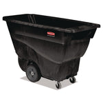 0.5 cu yd Structural Foam Tilt Truck, Utility Duty, 450 lb Capacity, Black