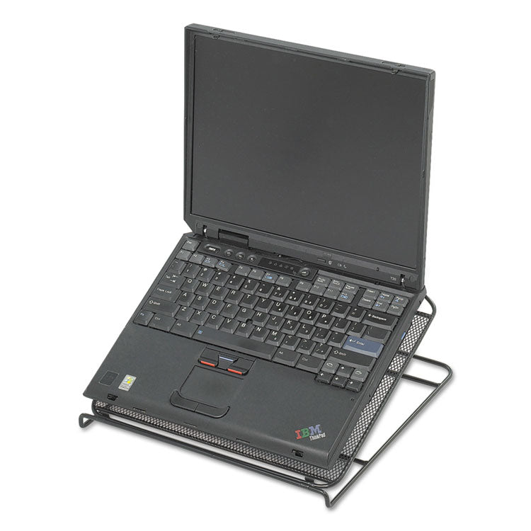 Onyx Mesh Laptop Stand, 12.25" X 12.25" X 2", Black