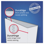 Heavy-Duty Non Stick View Binder With Durahinge And Slant Rings, 3 Rings, 2" Capacity, 11 X 8.5, Black, (5500)