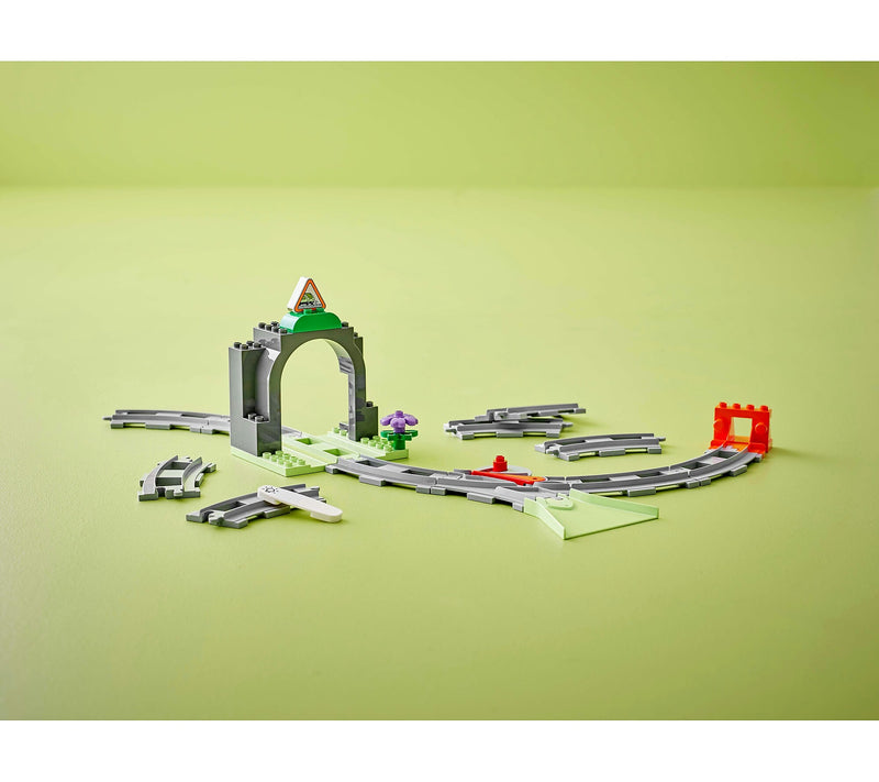 LEGO DUPLO Town Train Tunnel and Tracks Expansion Set, 20 Pieces (10425)