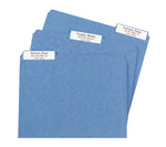 Avery TrueBlock Laser/Inkjet Extra Large File Folder Labels, 15/16" x 3-7/16", White, 450 Labels/Pack (5027)