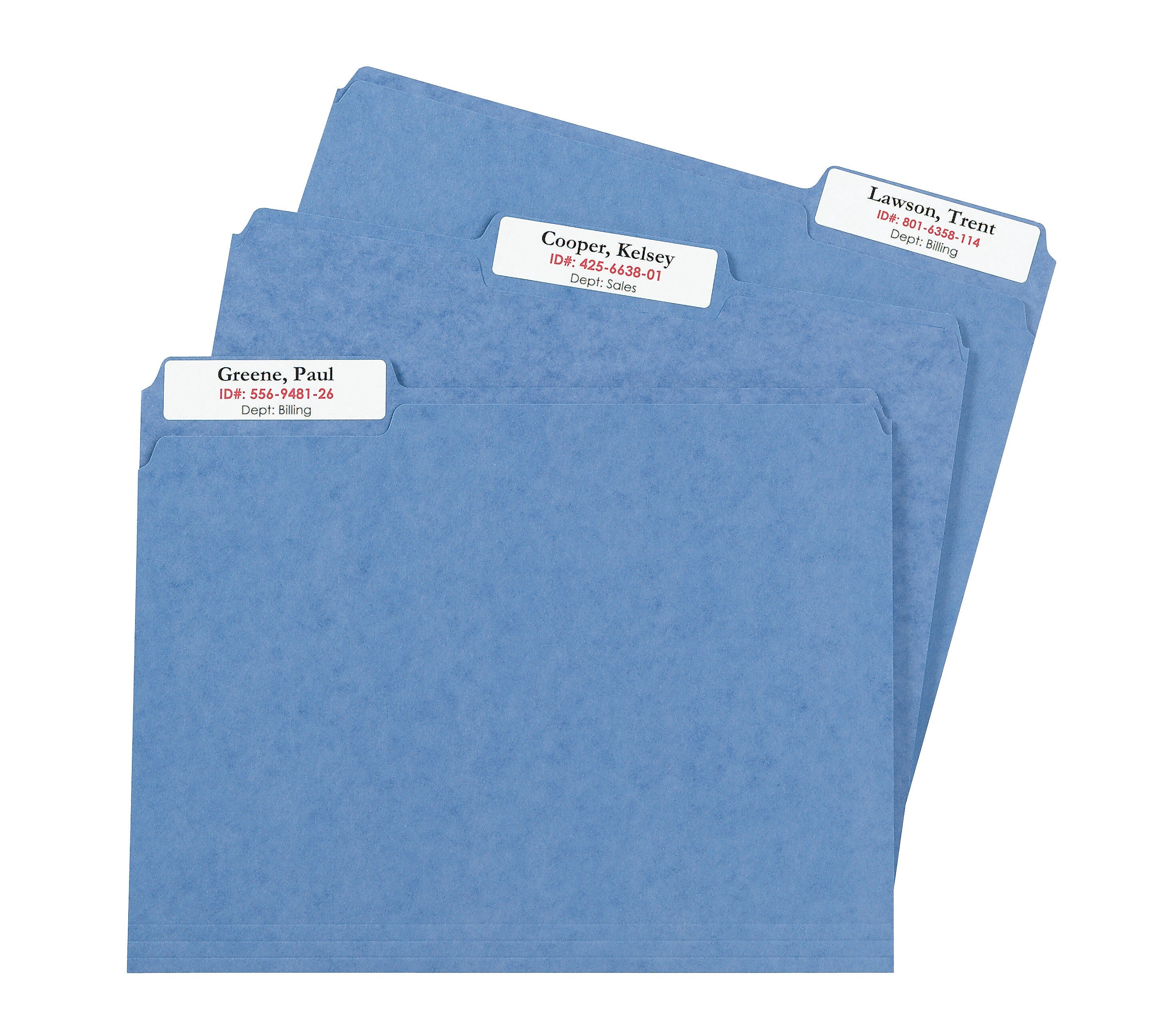 Avery TrueBlock Laser/Inkjet Extra Large File Folder Labels, 15/16" x 3-7/16", White, 450 Labels/Pack (5027)
