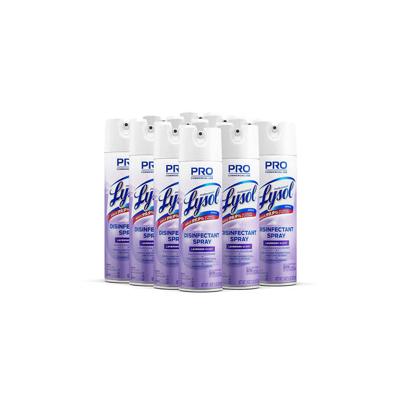 Lysol Professional Brand III All-Purpose Cleaners & Spray Disinfectant, Lavender Scent, 19 oz. (3624189097)