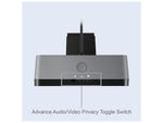 Adesso CyberTrack K1 HD 1080p Webcam, 2.1MP, Black (CYBERTRACK K1)