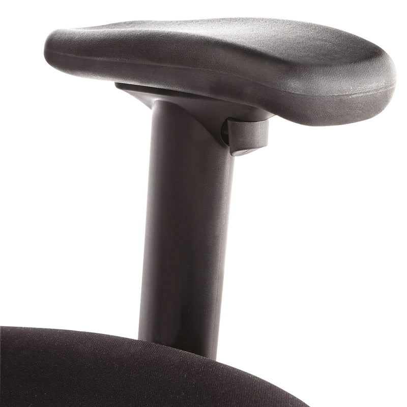 Alera Elusion Series Mesh Back Fabric Task Chair, Black (ALEEL42ME10B)