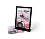 Staples Sign Holder, 8.5" x 11", Clear with Black Border Plastic (ST17167/17167)
