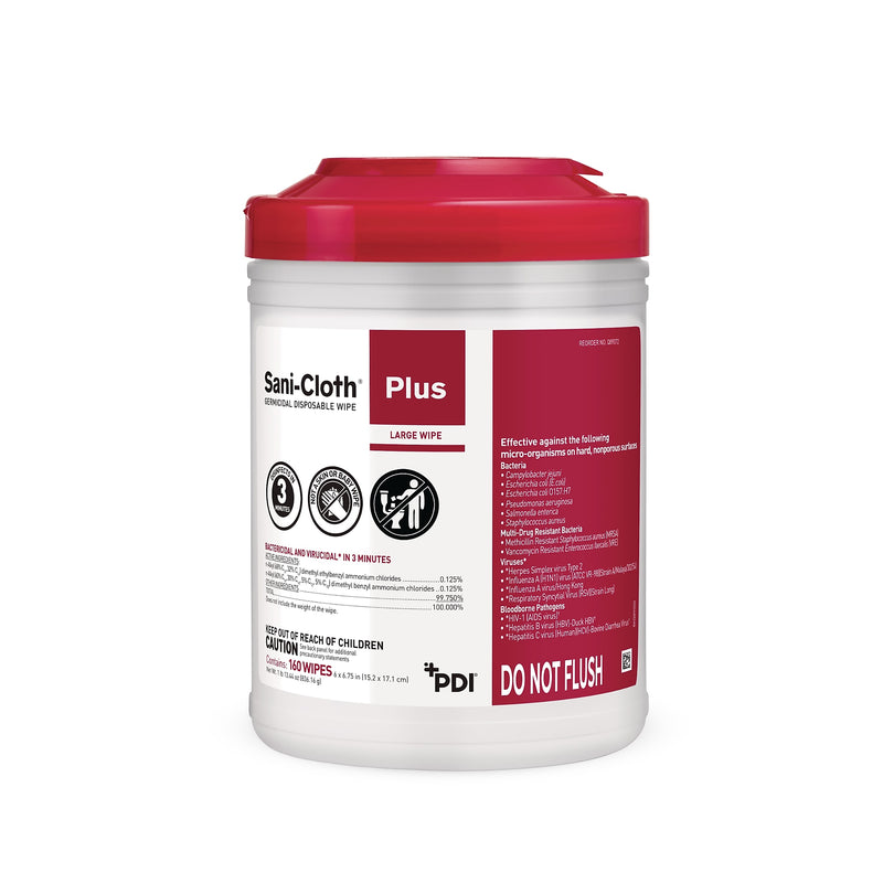 Sani-Cloth Plus Disinfecting Wipes, 160 Wipes/Container (Q89072)
