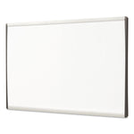 ARC Frame Cubicle Board, Magnetic Dry Erase, 14" x 11", White Surface, Satin Aluminum Frame