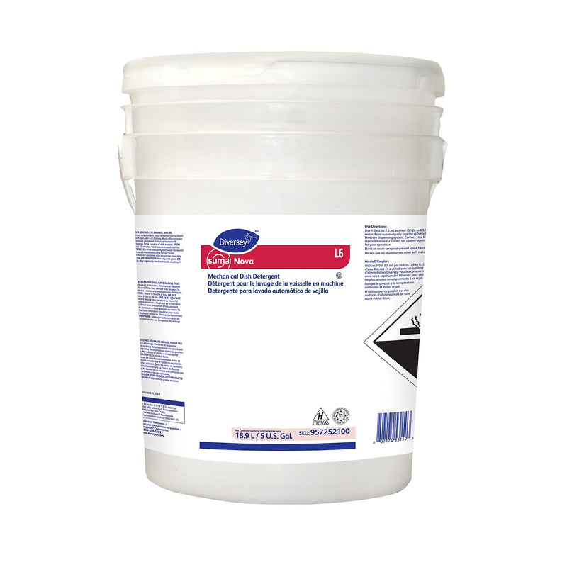 SUMA Nova L6 Dishwasher Detergent Liquid, Clean Scent, 640 oz., (957252100)