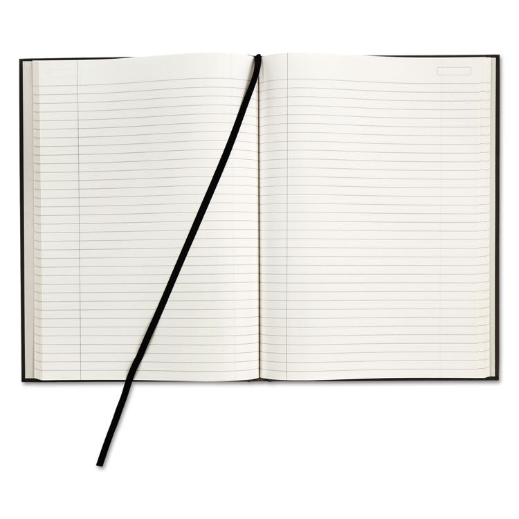 Royale Casebound Business Notebooks, 1-Subject, Medium/college Rule, Black/gray Cover, (96) 11.75 X 8.25 Sheets