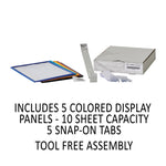 Vario Wall Reference System, 5 Panels, Letter, Asst. Borders And Panels