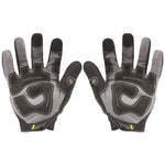 General Utility Gloves, EN388: 2132, 9" Long, Large, Black, Pair