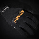 General Utility Gloves, EN388: 2132, 9" Long, Large, Black, Pair