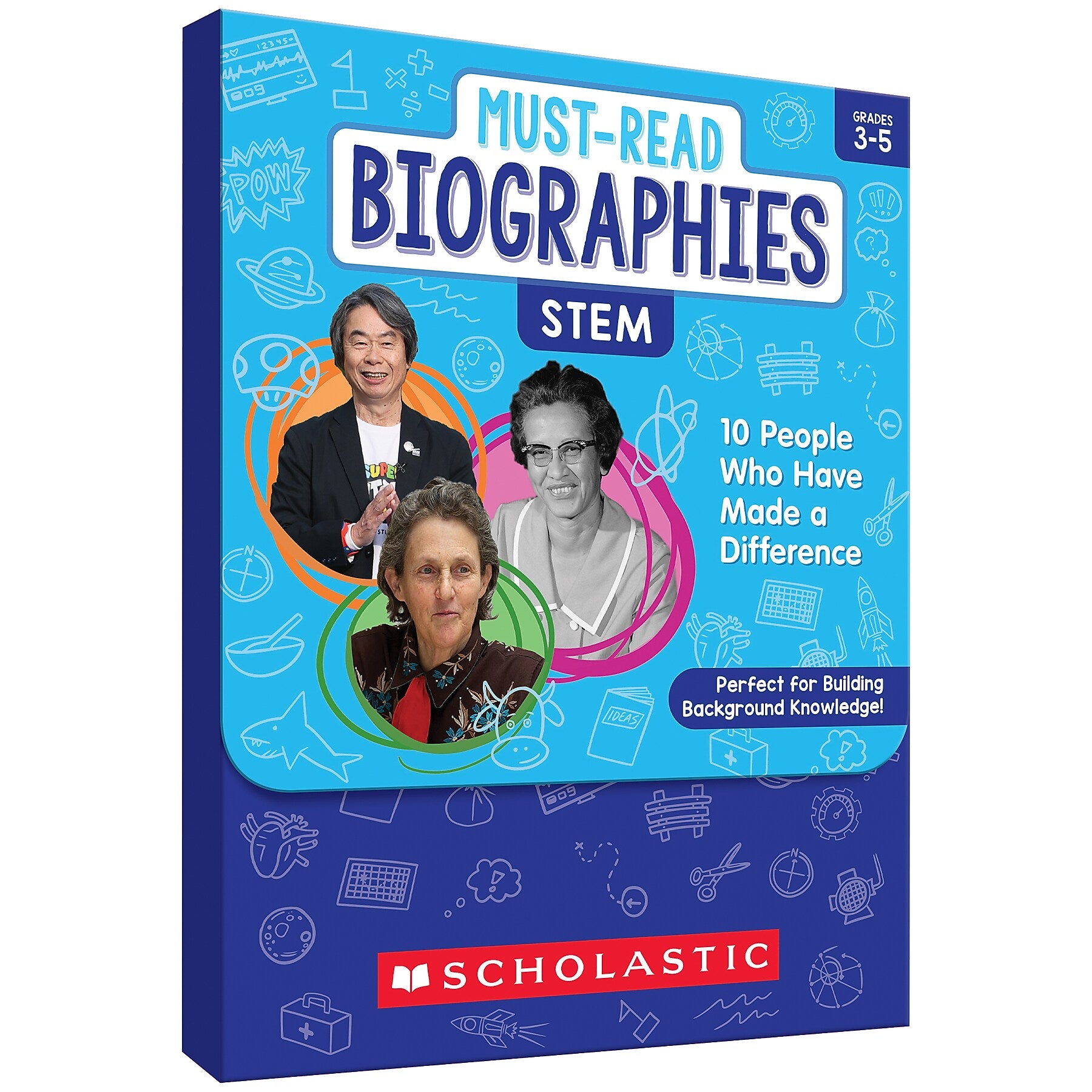 Scholastic Teaching Solutions Must Read Biographies Stem Boxed Set, 62/Set