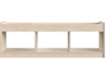 Flash Furniture Bright Beginnings 3-Section Open Storage with Mirrored Top, 16"H x 47.24"W x 13"D, Brown (MK-KE24596-GG)