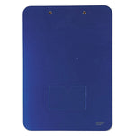 Unbreakable Recycled Clipboard, 1/4" Capacity, 8 1/2 X 11, Blue