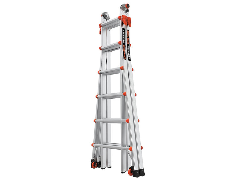 Little Giant Ladders Velocity 6.58' Aluminum Extension Ladder, 300 lb. Capacity (15426-001)