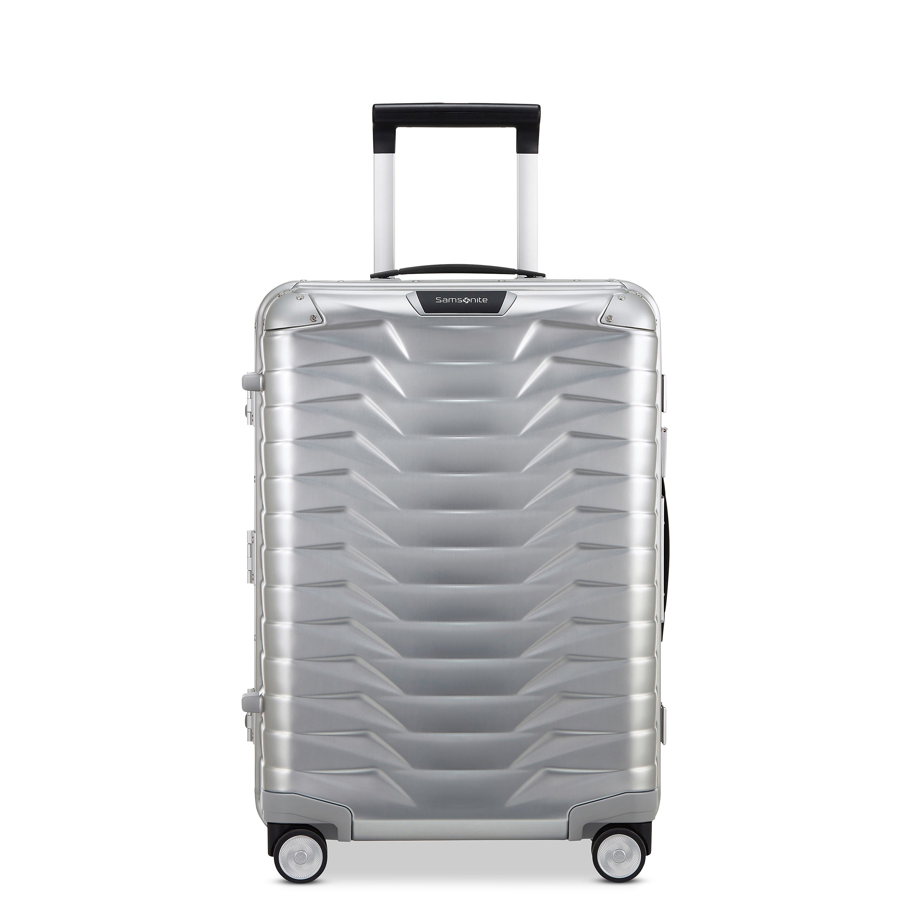 Samsonite Proxis 21.89" Hardside Carry-On Suitcase Spinner, Aluminum (150050-1004)