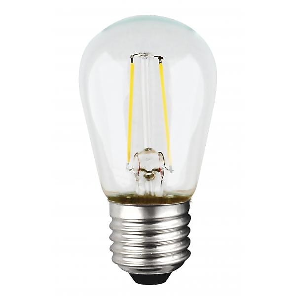 Satco Lighting 1 Watt Soft White LED  Specialty Bulb, 12/Carton (S9807)