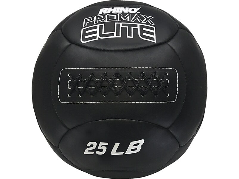 Champion Sports RHINO Promax Elite Black Medicine Ball, 25 Lbs. (PRX25)