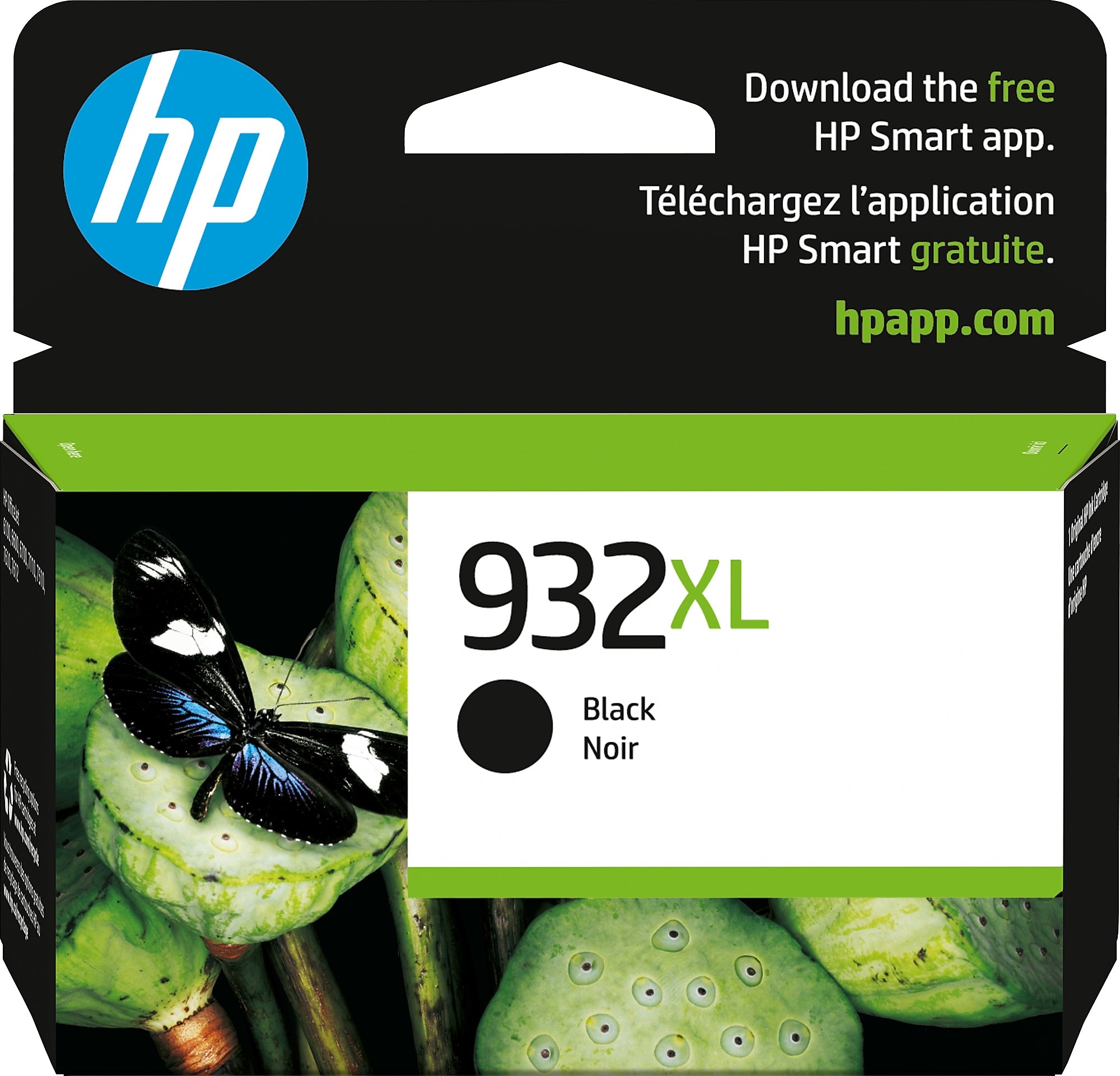 HP 932XL Black High Yield Ink Cartridge, Prints Up to 1,000 Pages (CN053AN#140)