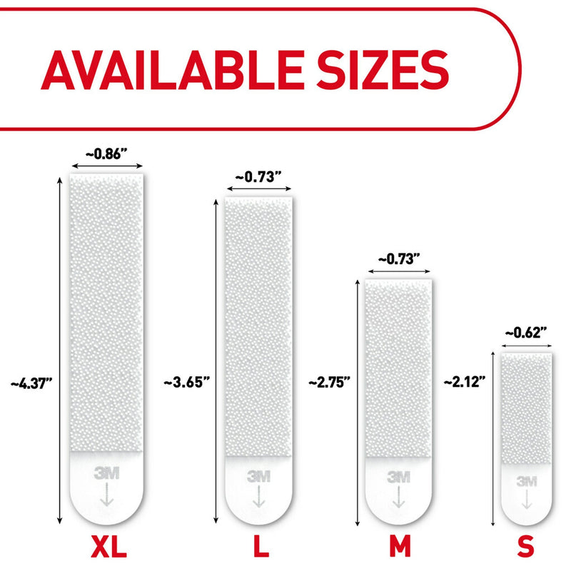 Command Medium Picture Hanging Strips, Damage Free Hanging of Dorm Decorations, 22 Pairs, 44 Command Strips (17204-22NA)
