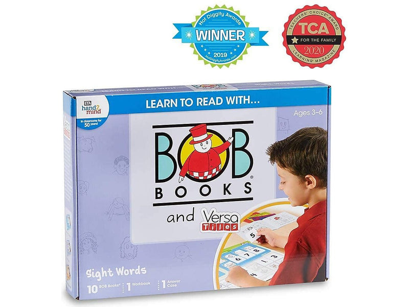 hand2mind Learn to Read With… Bob Books and VersaTiles Sight Words Workbook and Reader Set (90811)