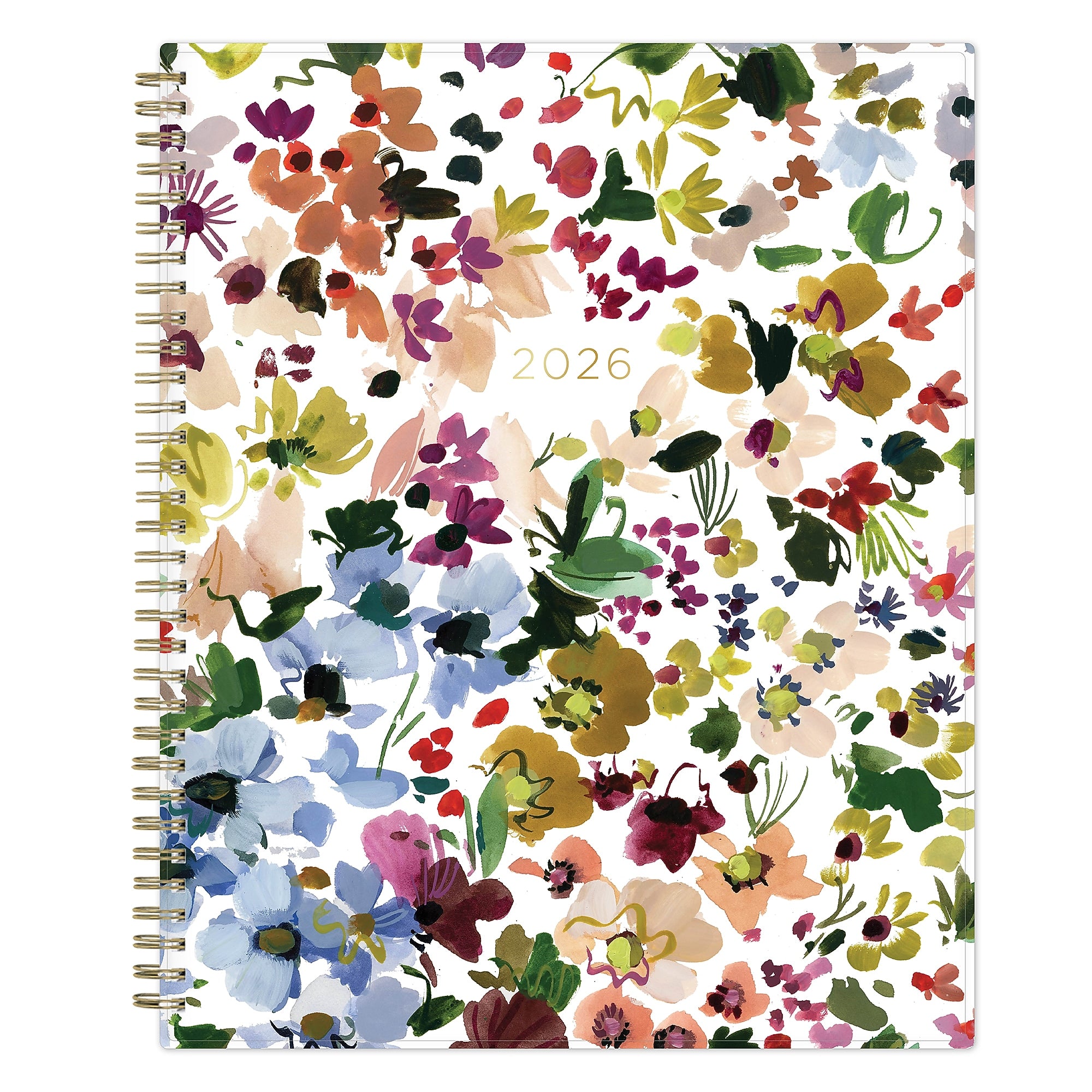 2026 Blue Sky Kelly Ventura Gardens 8.5" x 11" Calendar Year Weekly & Monthly Planner, Plastic Cover, Multicolored (153064)