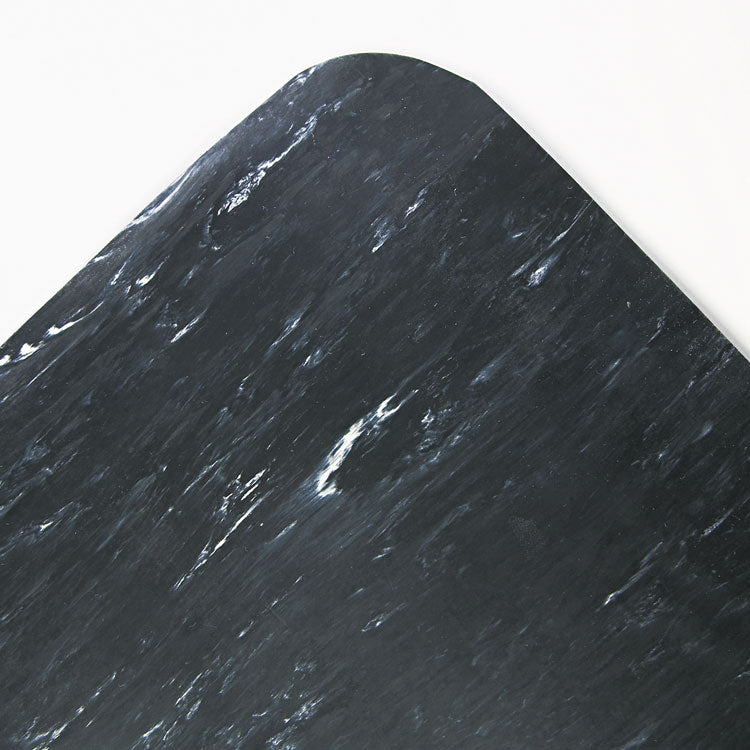 Cushion-Step Surface Mat, 36 X 60, Spiffy Vinyl, Black