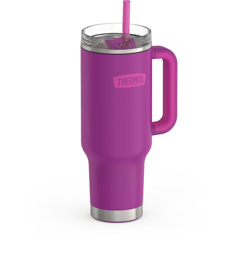 Thermos Stainless Steel Vacuum Insulated Travel Mug, 40 oz., Plum (EATS1804PL4)