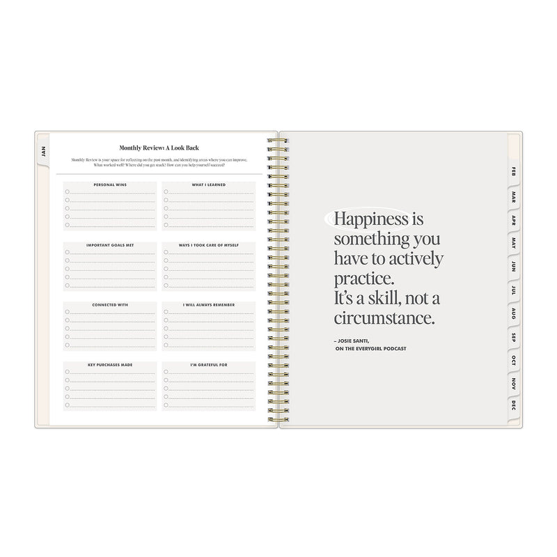 2026 Blue Sky The Everygirl Meena 8.5" x 11" Calendar Year Weekly & Monthly Planner, Plastic Cover, Multicolored (152796)