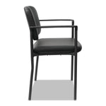 Alera® Sorrento Series Fixed Arm Faux Leather Computer and Desk Chair, Black (ALEUT6816 )