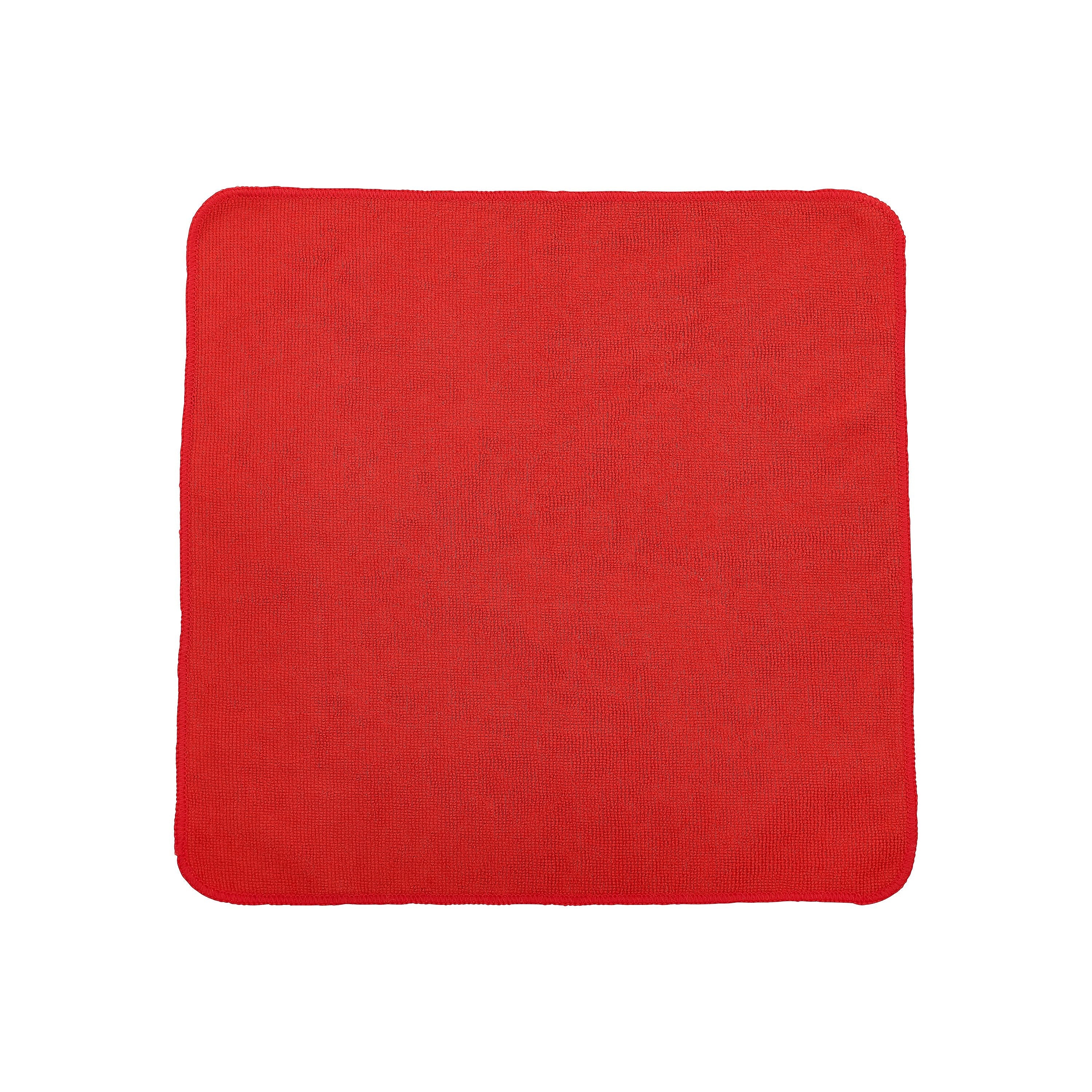 HYGEN r-40 Recycled Microfiber Cleaning Cloths, 12" x 12", Red, 24/Pack (1820577)