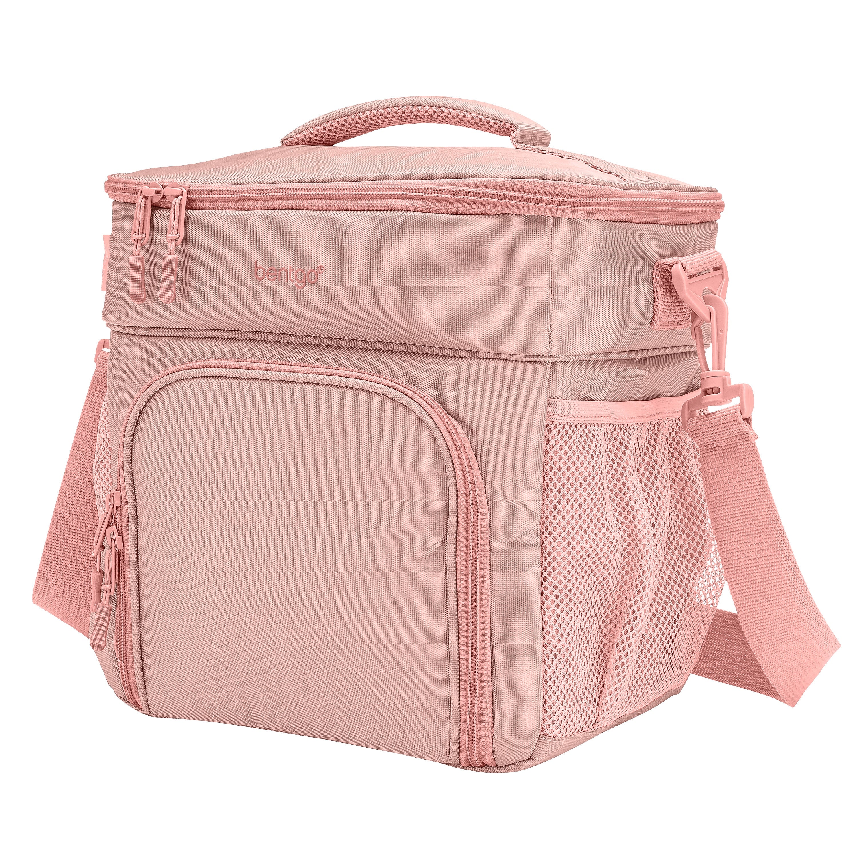 Bentgo Prep Deluxe Multimeal Insulated Lunch Bag, Blush (BGPRPBAG-M)